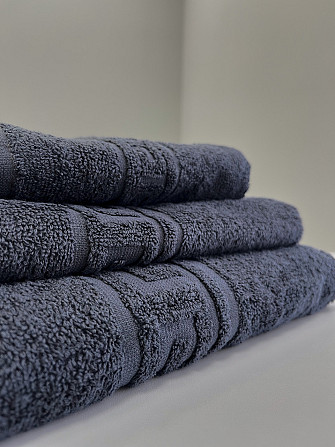 Махровое полотенце Ideal Textile Greek 33х60 см темно-серый (56860585) Черновцы - изображение 4
