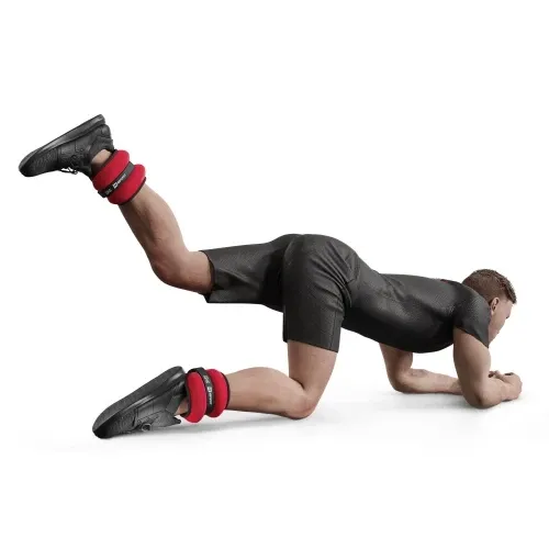 Набор утяжелителей для ног и рук 2х1,5 кг Hop-Sport S003 красный Киев - изображение 4