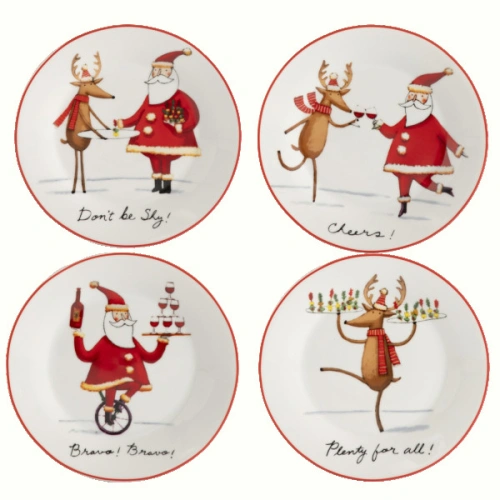 Тарілка LIMITED EDITION NY PARTY /НАБІР/ 4Х19 см /в ас-ті в уп. Житомир - фото 1