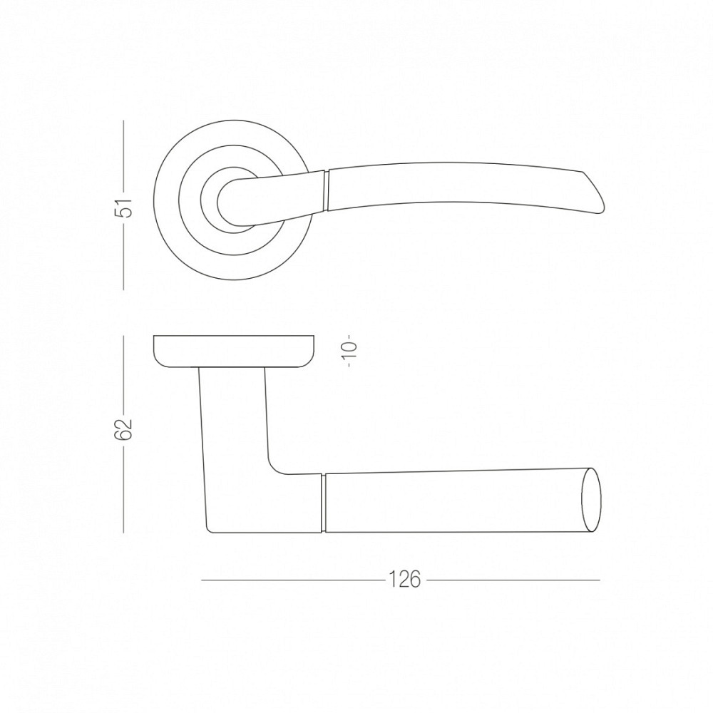 РУЧКА ДЛЯ ДВЕРЕЙ НА РОЗЕТЦІ ESSE Київ - фото 3