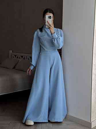 Жіночий базовий костюм двійка: кофта і штани з костюмки Одеса