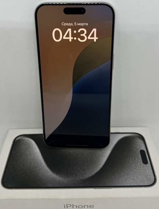 Айфон Apple iPhone 15 Pro Max 256 gb White Titanium Київ - фото 7