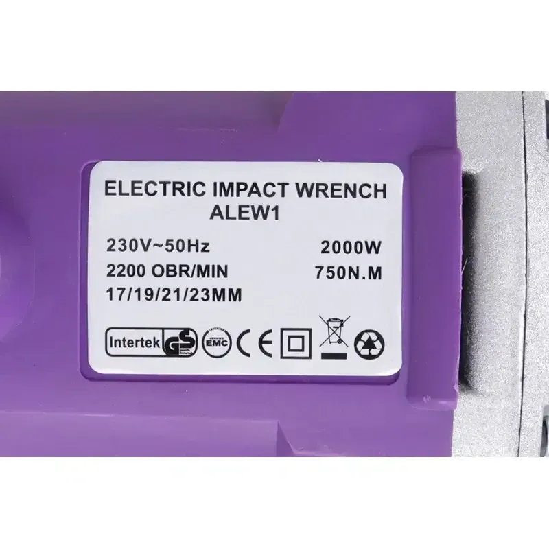 Гайковерт AL-FA ALEW1 – електричний ударний, 700 Нм, 2000 Вт, Італія Львів - фото 8