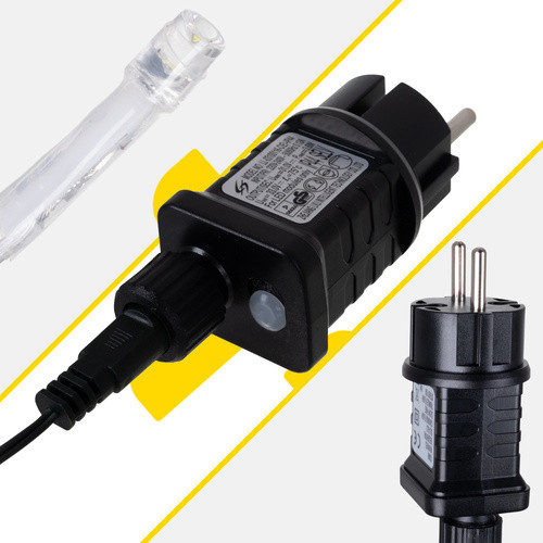 Світлодіодна гірлянда вулична 500 світлодіодів 22.5 метра Izoxis (23223) Теплий білий Нововолинськ - фото 3