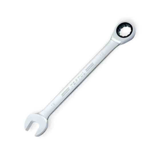 Ключ ріжково-накидний 16мм CrV тріскатковий Мукачево