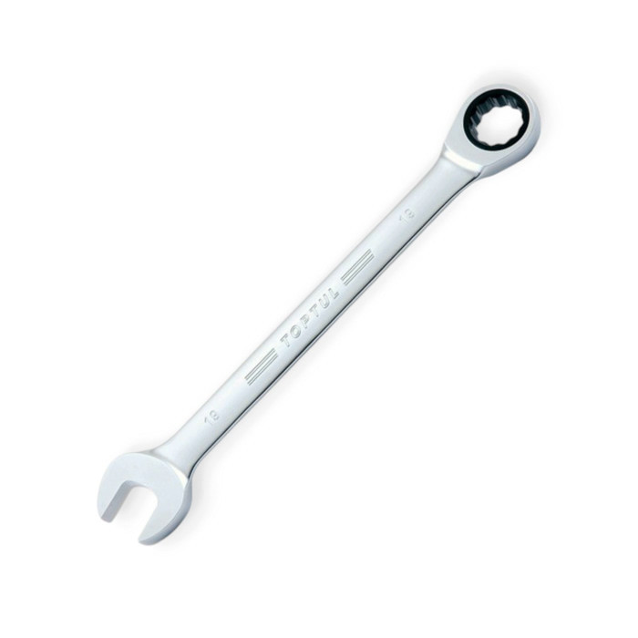 Ключ ріжково-накидний 16мм CrV тріскатковий Мукачево - фото 1