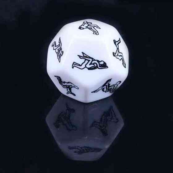 Романтична гра дванадцятигранний кубик "Пози" — Sex кубик Вінниця