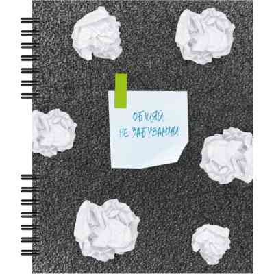 Блокнот Optima В5 пластикова обкладинка, спіраль, 60 аркушів, клітинка (O25927) Вінниця