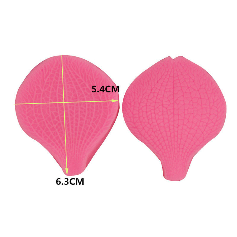 Молд силіконовий Орхідея 54 на 63 мм рожевий Київ - фото 2