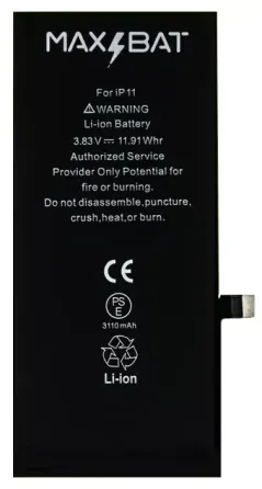Акумулятор Apple iPhone 11 (3110 mAh) MaxBat Дніпро