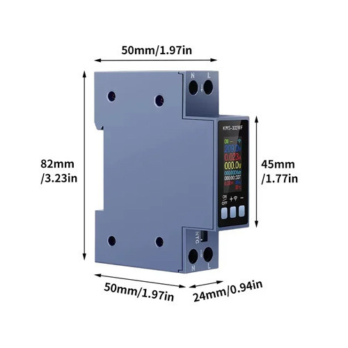 Цифровий Wi-Fi лічильник електроенергії 220В 40А Київ - фото 8