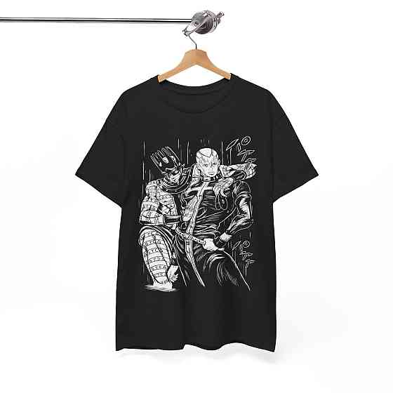 Футболка для мальчика аниме Пукки Джоджо С Бизарре оверсайз (рост от 165 до 180 ) Черний AnimeJ0169m Днепр