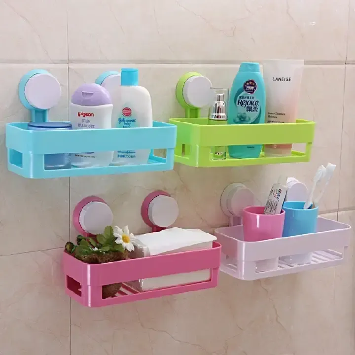 Настенная подставка для мыла шампуни губки на присосках LY-571 Коломия - фото 6