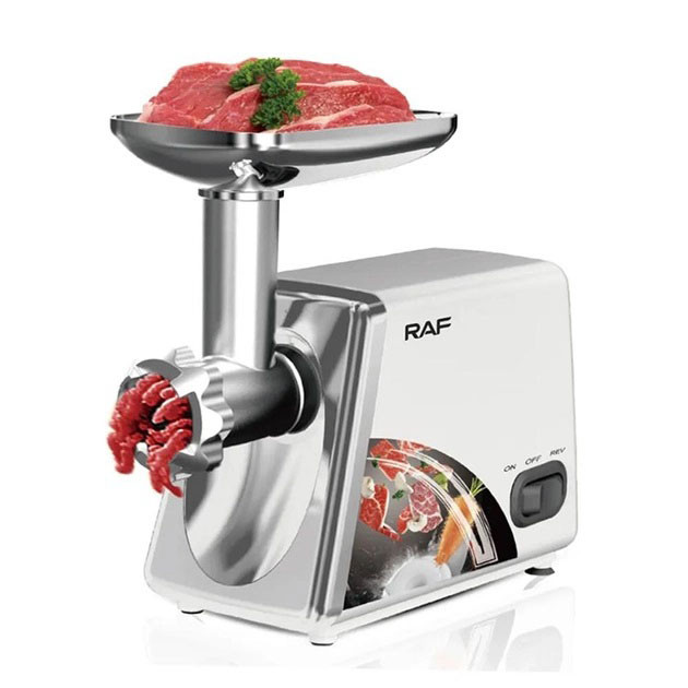 Электромясорубка с насадками для овощей RAF R.3368, Электрическая мясорубка для изготовления фарша CA-37 Львов - изображение 3