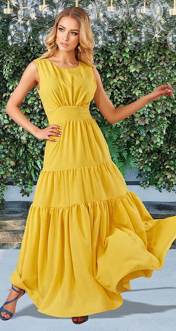 Шифонове плаття з оборками. 42. 44. 46р Київ - фото 1