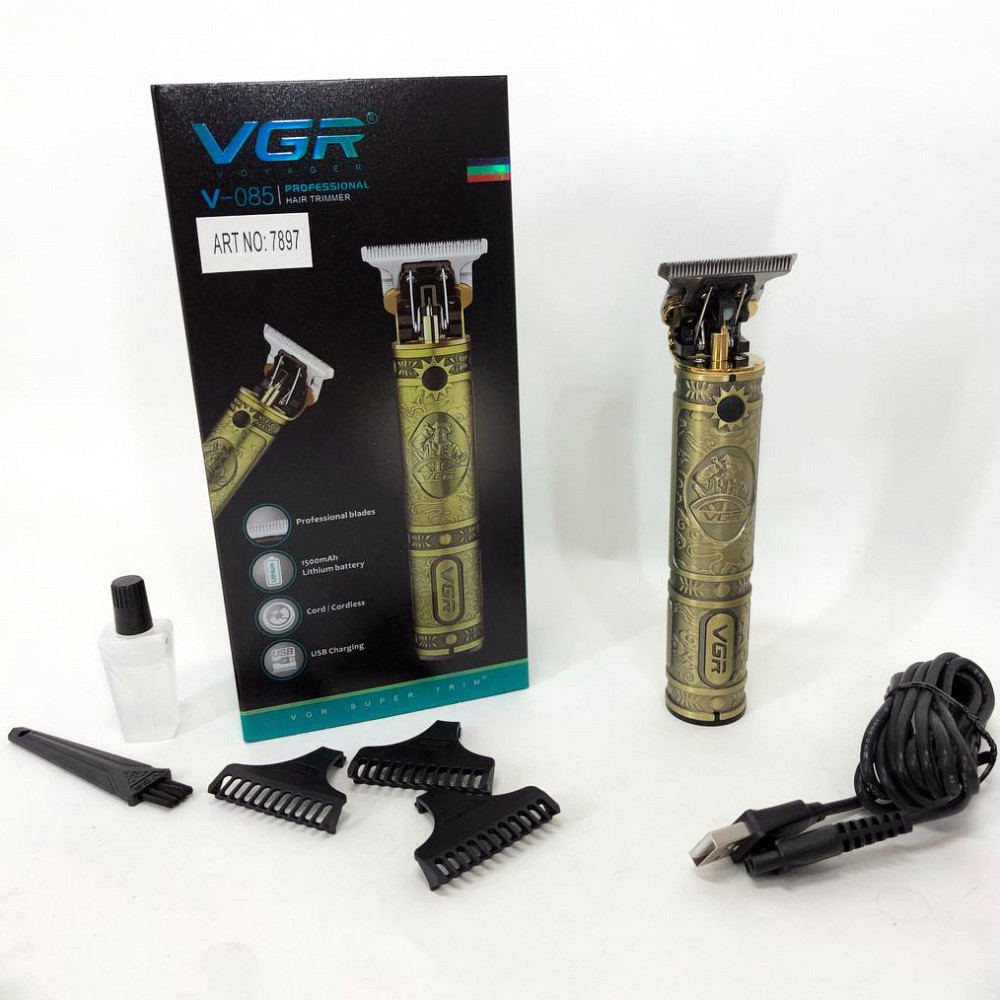 Профессиональный беспроводной триммер VGR V-085, Машинка для стрижки волос для профессионалов QR-67 Львов - изображение 1