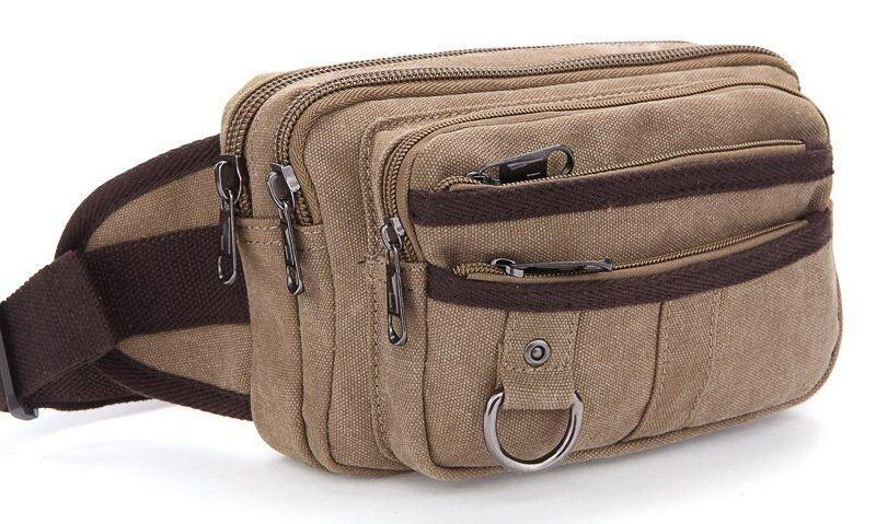 Бананка текстильна на пояс Vintage 20081 Хакі Київ - фото 1