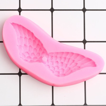 Молд силиконовый Крылья Ангела 115 на 45 мм розовый Киев - изображение 6