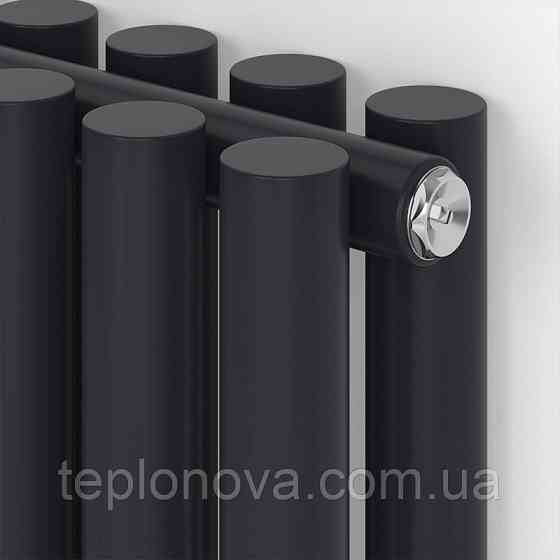 Дизайнерский радиатор 1800/295 (мм) черный мат IDEALE GLORIA (универсальное подключение) 12 5/1800/295 Черновцы