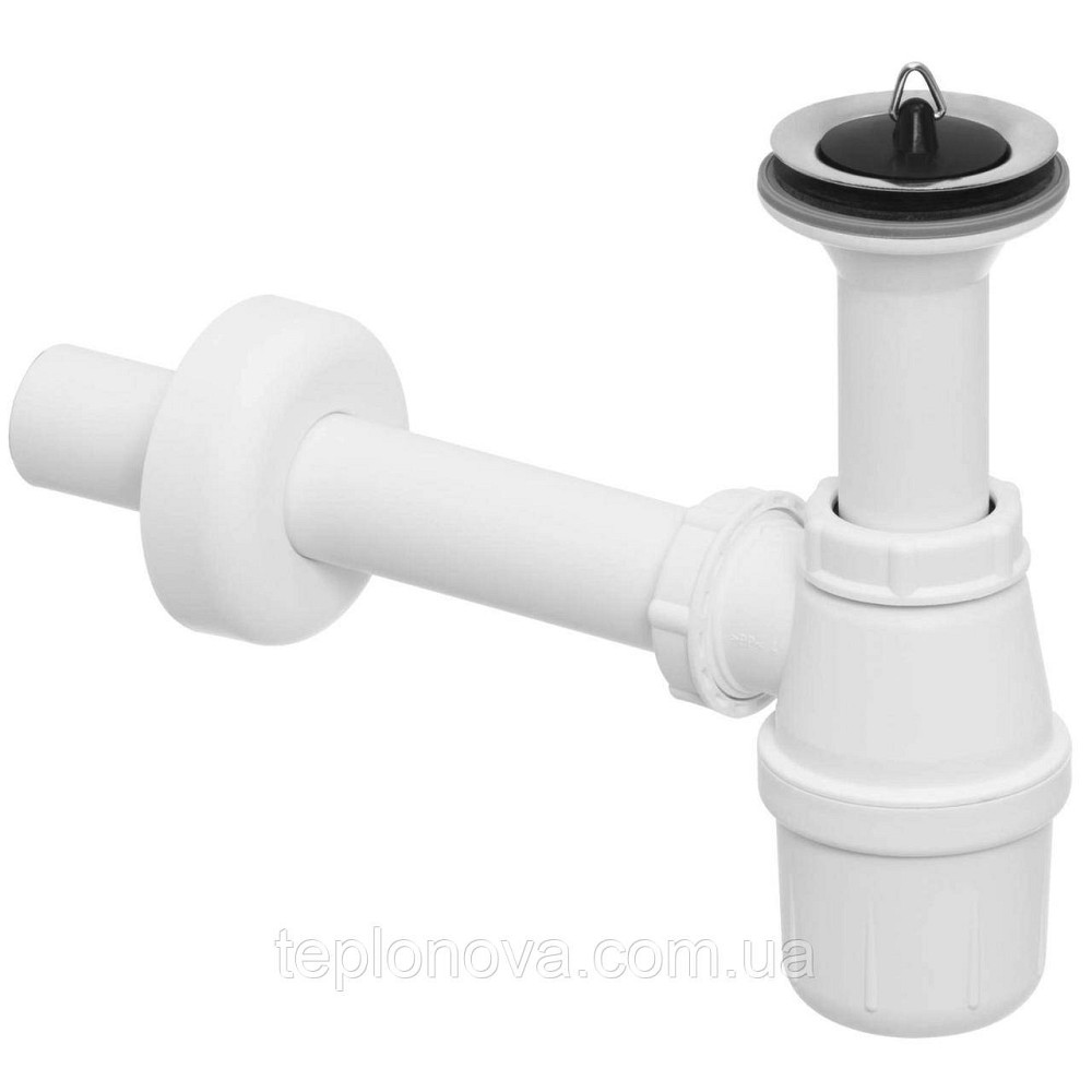 Сифон для раковины VIEGA 1 1/2″ x 1 1/2″ пластик белый бутыл. с/г 137182 Черновцы - изображение 2