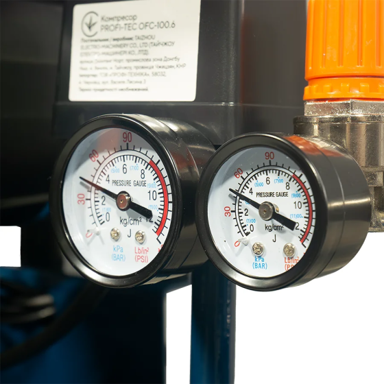 Потужний компресор безмасляний PROFI-TEC OFC-50.4 (50 л, 2.2 кВт, 475 л/хв) 007822 Київ