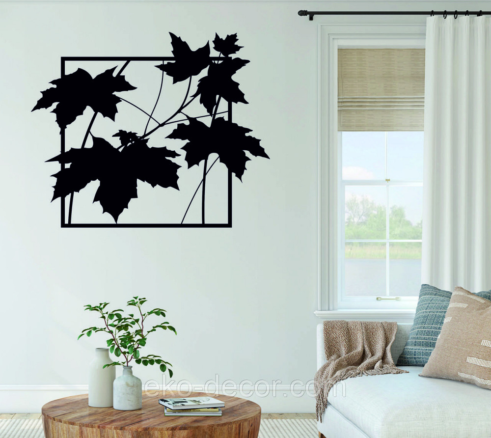 Декоративне настінне Панно «Листя» Декор на стіну Київ - фото 4