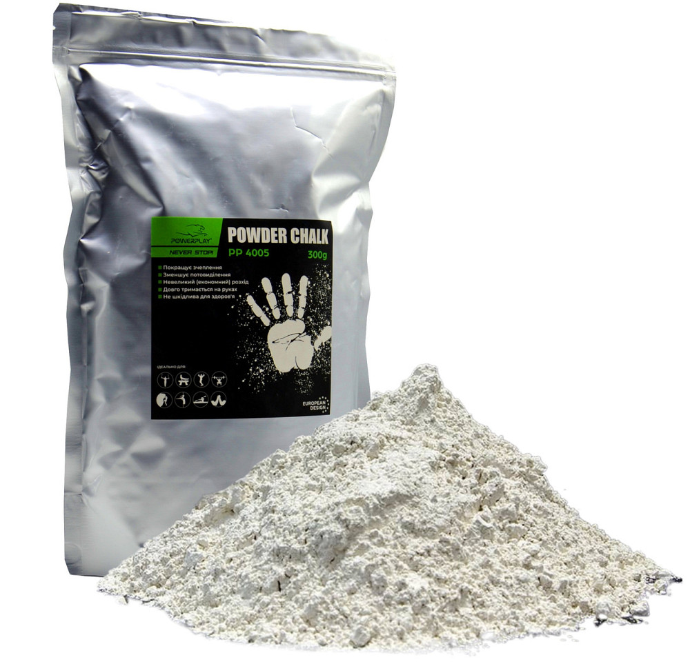 Магнезія спортивна суха PowerPlay PP_4005 Powder Chalk 300 г. Луцьк - фото 1