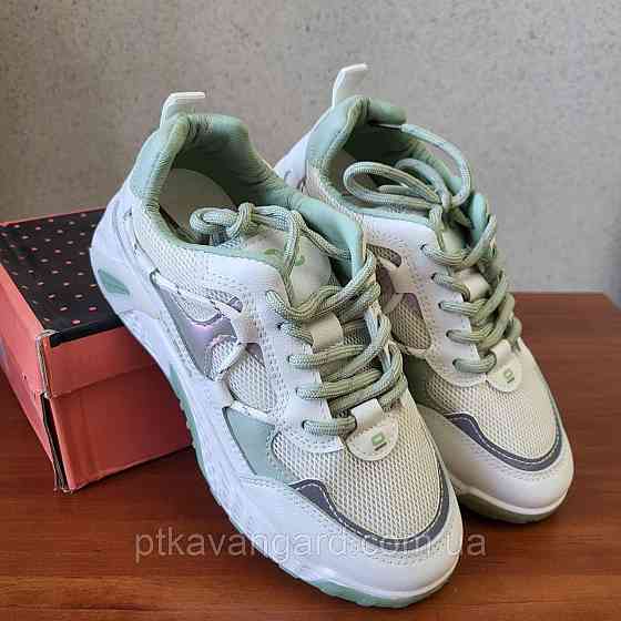 Кроссовки женские повседневные на шнуровке размер 36 белый Хмельницкий