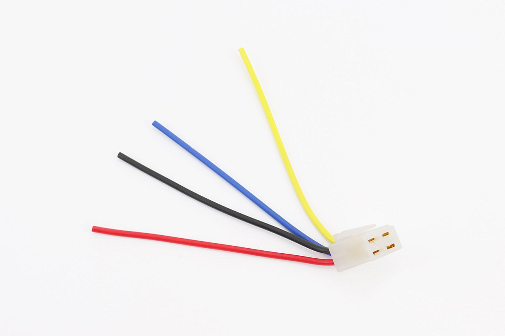 Роз'єм 4 контакту "мама" + 4 дроти (для реле-регуляторів) Киев - изображение 1