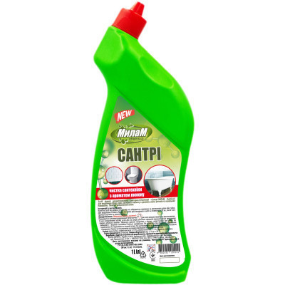Рідина для чищення ванн Мілам Chemical Сантрі Лимон 1 л (4820152291141) Вінниця - фото 1