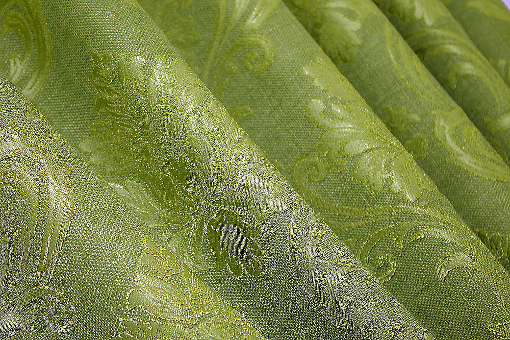 Комплект готових штор VR-Textil Льон Корона Марія № 665ш Оливковий 150х270 см 2 шт (30-441) Київ - фото 8