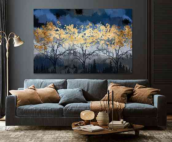 Картина холст в гостиную / спальню Абстракція   MLP_195 70x140 см Киев