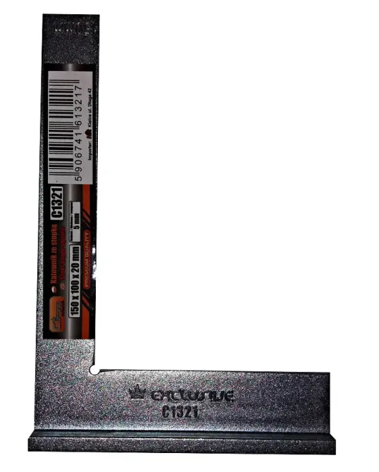 Слюсарний кутник з підставою метал 5 мм 150х100х20 Richmann C1321 Коломия - фото 1