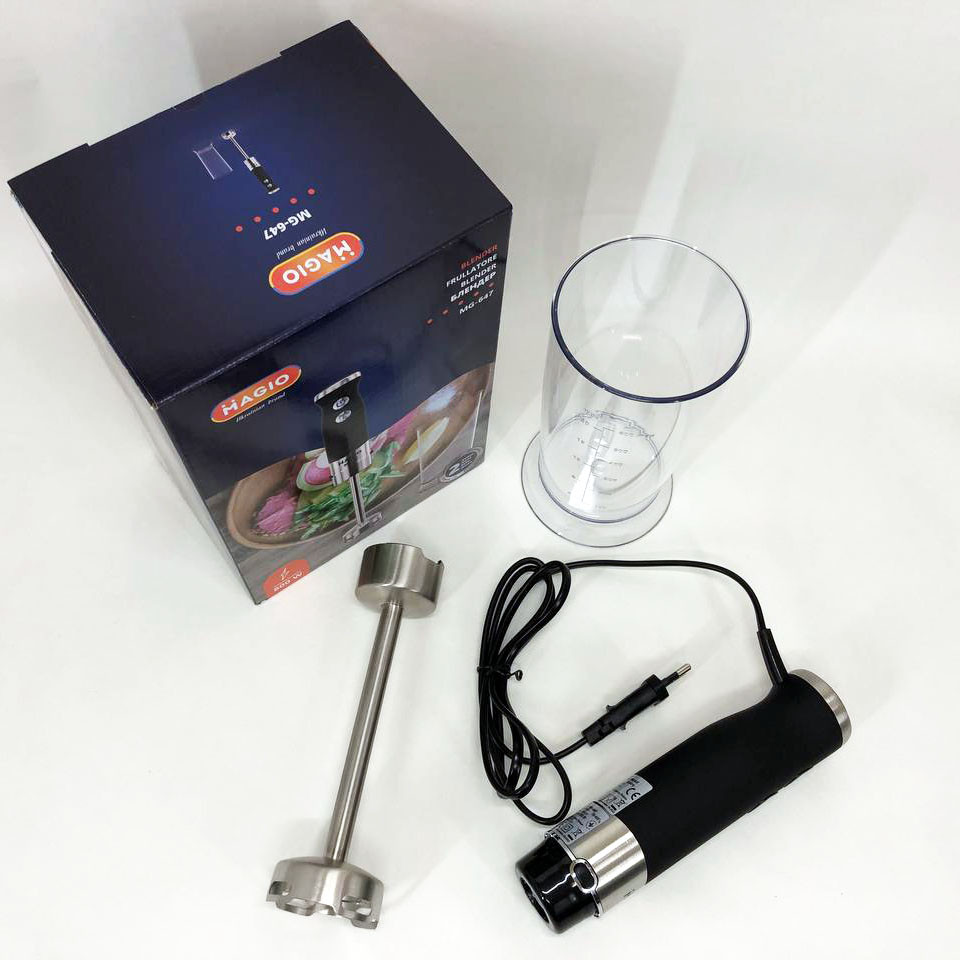 Кухонний блендер з терками, Електричний блендер для збивання нержавіюча сталь EQ-95 Львів - фото 14