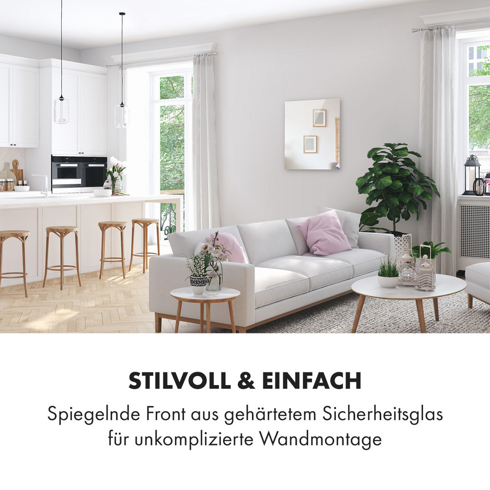 Инфракрасный обогреватель Marvel Mirror 360 Вт с недельным таймером IP54 зеркало прямоугольное (Германия, Ровно - изображение 3