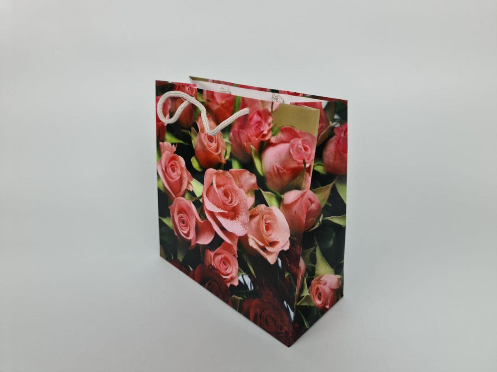 Пакет бумажный подарочный квадратный 23*24*10(артKV-285) (12 шт) Харьков - изображение 2