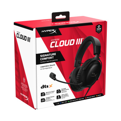 Навушники HyperX Cloud III Black (727A8AA) Вінниця - фото 2