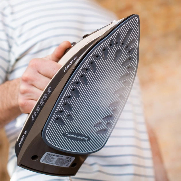 Утюг Magio MG-134 мощностью 2400 Вт с паровым ударом и керамической подошвой для легкого глажения Киев - изображение 7