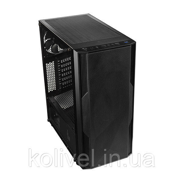 Корпус LogicConcept AGIR MESH+GLASS fan 120mm BLACK без БЖ ATX (AT-AGIR-MG-10-000000-0002) Киев - изображение 3