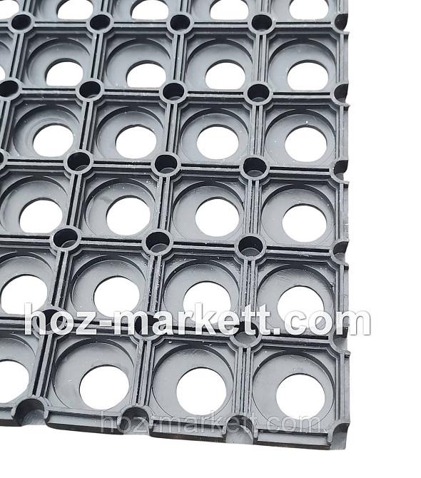 Килимок 150 х 100 х 1.6 см гумовий брудозахісний з отворами, гумове покриття Ковер 150 см х 100 см Харків - фото 8