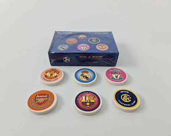 Гумка (гумка) для стирання "Футб. клуби" No16417 (1 шт.) Харків