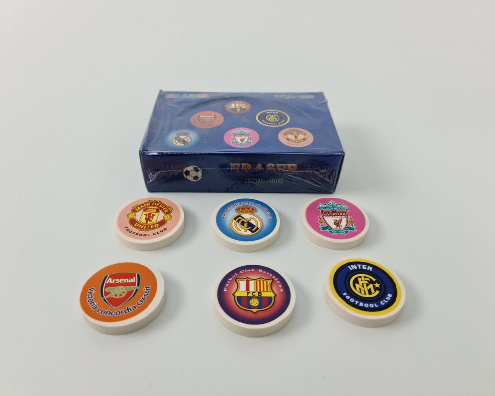 Гумка (гумка) для стирання "Футб. клуби" No16417 (1 шт.) Харків - фото 3