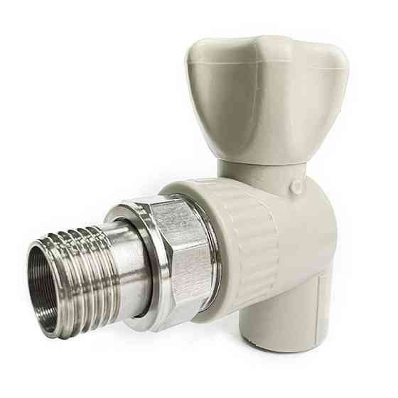 PPR Кран для радиатора с накидной гайкой 20х1/2