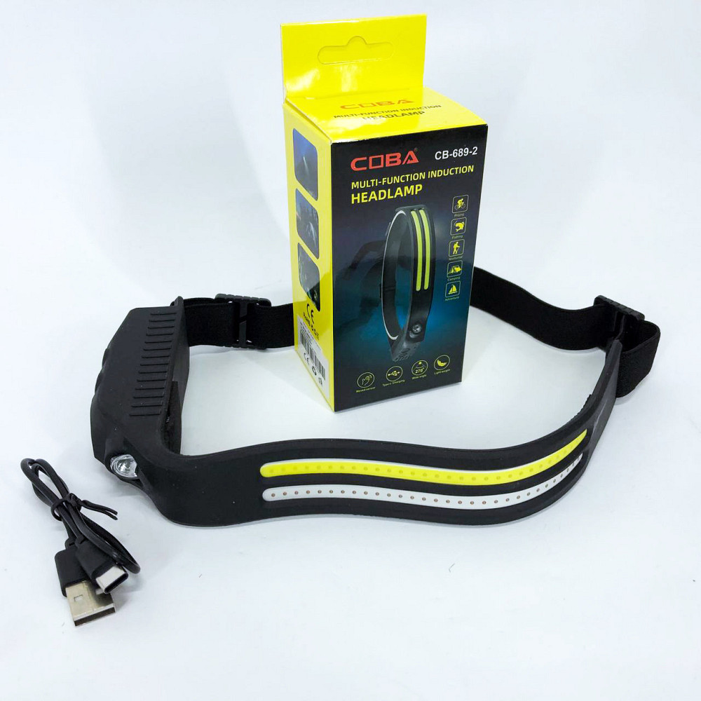 Ліхтар на голову для туристів, Налобний світлодіодний ліхтар для нічних прогулянок LA-62 Львів - фото 6