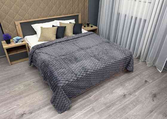 Плед-покривало 210х210 см (+-5см) Соти Сірий (87-205) Київ