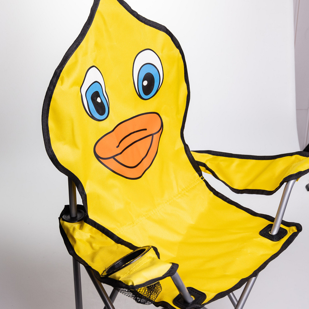 Крісло туристичне для дитини 34х58х65 см з підстаканником Жовтий SJ-0065Y Київ - фото 7