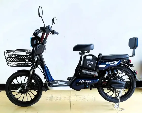 Электровелосипед CORSO Atlant plus S 1000W-60вт-21А/ч Ltion шины 20