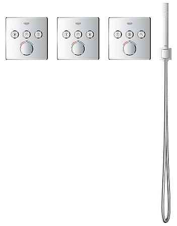 Шлангове підключення з тримачем Grohe Euphoria Cube (26370000) Київ