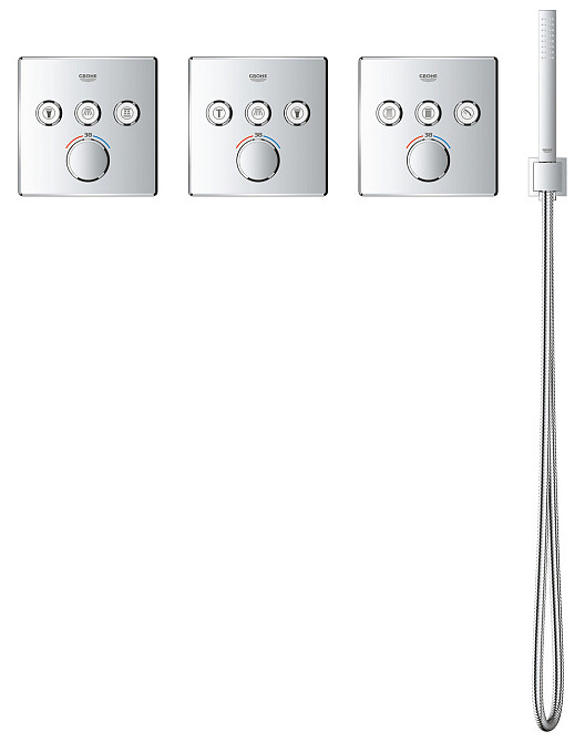 Шлангове підключення з тримачем Grohe Euphoria Cube (26370000) Київ - фото 2