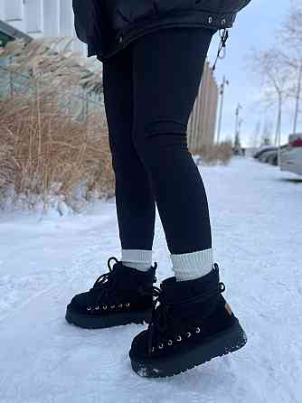 Hengji Угги жіночі HENGJI T39-1 чорні (зима, замша натуральна) (5675) 37 Коломыя